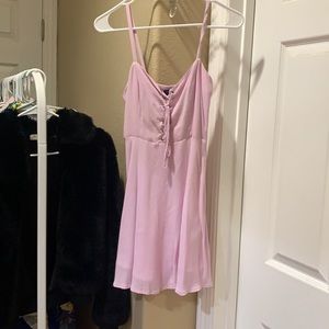 Forever 21 spring baby pink summer dress